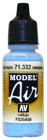 71332 Vallejo Model Air Краска "Синий для нижних поверхностей, выцветший" / Underside Blue "Faded", 17 мл.
