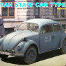 Сборная модель "Немецкий штабной автомобиль Volkswagen Type 82E с полным интерьером"  М 1/35