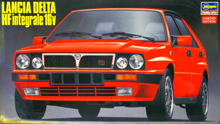 Сборная модель "Автомобиль Lancia Delta HF Integrale 16v"  М 1/24