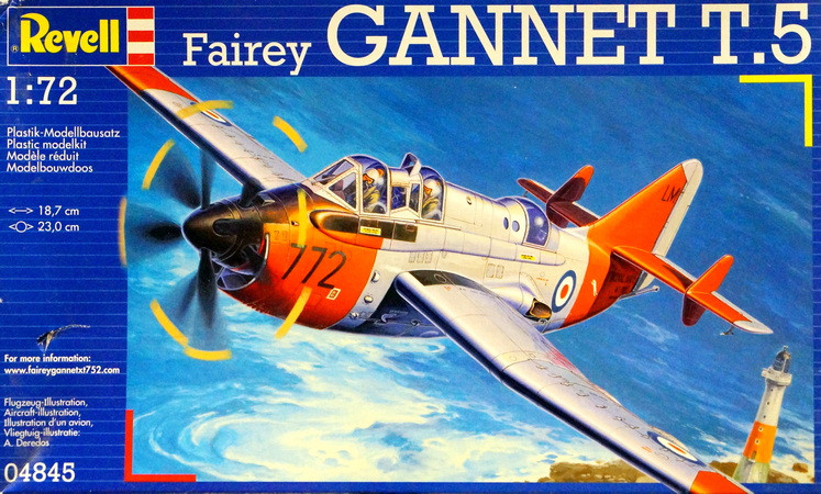 Сборная модель "Противолодочный самолет Fairey Gannet T5"  М 1/72