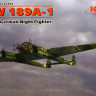 Сборная модель "Немецкий ночной истребитель Fw-189A-1"  М 1/72