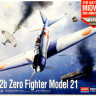 Сборная модель "Палубный истребитель "Mitsubishi A6M2b Zero Model 21". Битва у атолла Мидуэй.    М 1/48