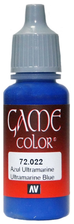 72022 Vallejo Game Color Краска "Синий ультрамариновый"  / Ultramarine Blue, 17 мл.