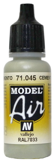 71045 Vallejo Model Air Краска "Серый цемент", RAL7033 / Cement Gray, 17 мл.