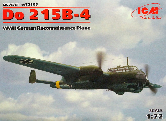 Сборная модель "Немецкий самолет-разведчик Do 215B-4"  М 1/72