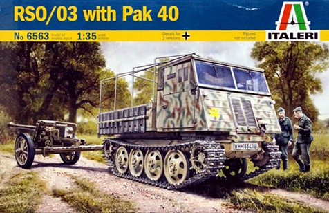 Сборная модель "Немецкий тягач RSO-03 с пушкой PAK 40"  М 1/35