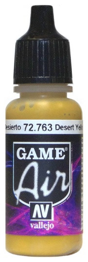 72763 Vallejo Game Air Краска "Желтая пустыня" / Desert Yellow, 17 мл.