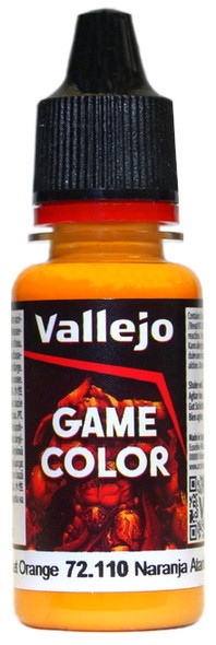 72110 Vallejo Game Color Краска "Оранжевый закат" / Sunset Orange, 18 мл.