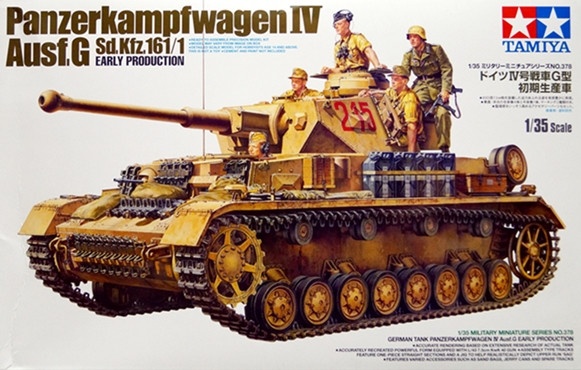 Сборная модель "Немецкий танк Pz.Kpfw IV Ausf G, ранний, с экапажем"  М 1/35