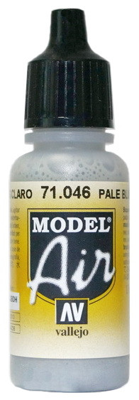 71046 Vallejo Model Air Краска "Серо-голубой светлый" / Pale Blue Grey, 17 мл.