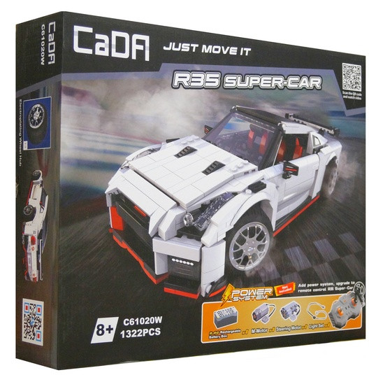 Конструктор CADA "Спорткар GTR R35", 1322 дет.