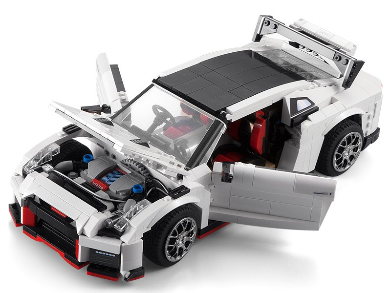 Конструктор CADA "Спорткар GTR R35", 1322 дет.