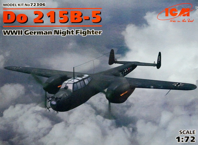 Сборная модель "Немецкий ночной истребитель Do 215B-5"  М 1/72