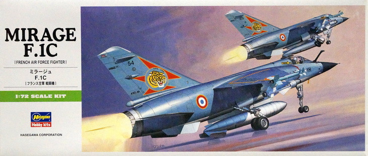 Сборная модель "Истребитель Mirage F.1C"  М 1/72