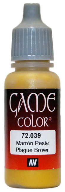 72039 Vallejo Game Color Краска "Чумной коричневый" / Plague Brown, 17 мл.