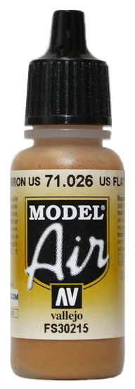 71026 Vallejo Model Air Краска "Американский коричневый", FS30215 / US Flat Brown, 17 мл.