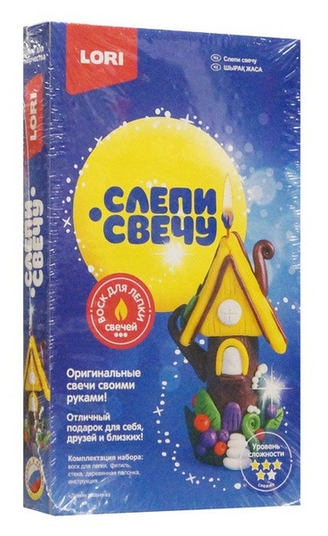 Свеча восковая "Домик гномика"