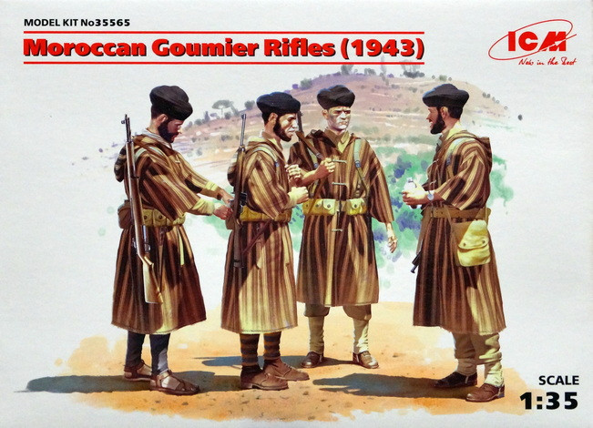 Набор миниатюр "Марроканские гумьеры (1943 г.)"  М 1/35