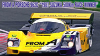 Сборная модель "Гоночный автомобиль FROM A PORSCHE 962C "1987 Suzuka 500km Race Winner" (ограниченная серия)  М 1/24