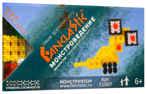 Конструктор Fanclastic. Набор "Монстроведение", кол-во дет. 122 шт.