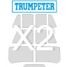 Окрасочная маска на остекление УАЗ-469 полная (Trumpeter)