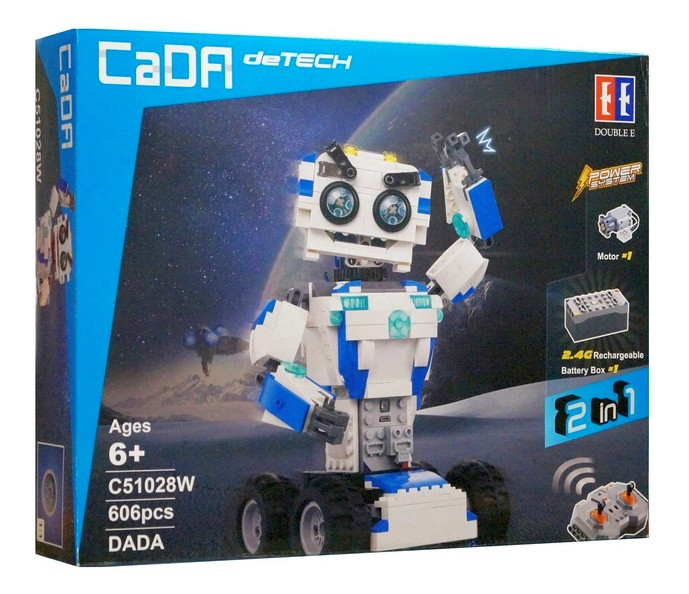 Конструктор CADA "Робот DADA", 606 дет., на радиоуправлении