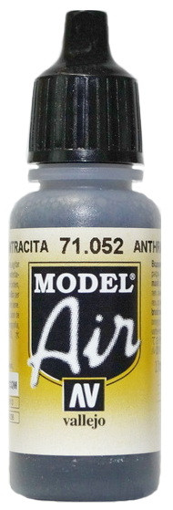 71052 Vallejo Model Air Краска "Антрацит серый" / Anthracite Crey, 17 мл.