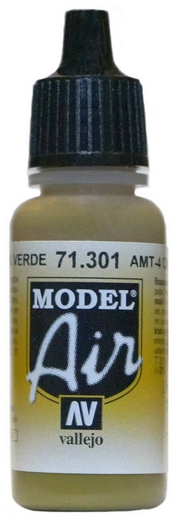 71301 Vallejo Model Air Краска "Камуфляжный зеленый АМТ-4" / AMT-4 Camouflage Green, 17 мл.