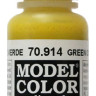 70914 Vallejo Краска акриловая "Охра зеленая" / Green Ochre, 17 мл.
