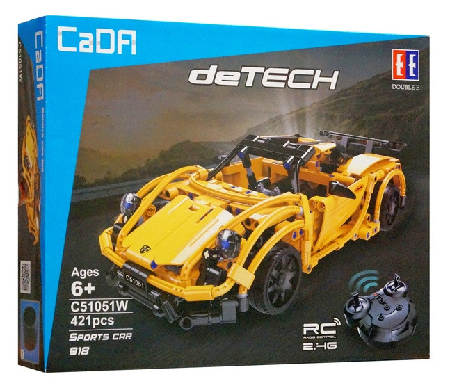 Конструктор CADA "Спорткар 918", 421 дет., на радиоуправлении