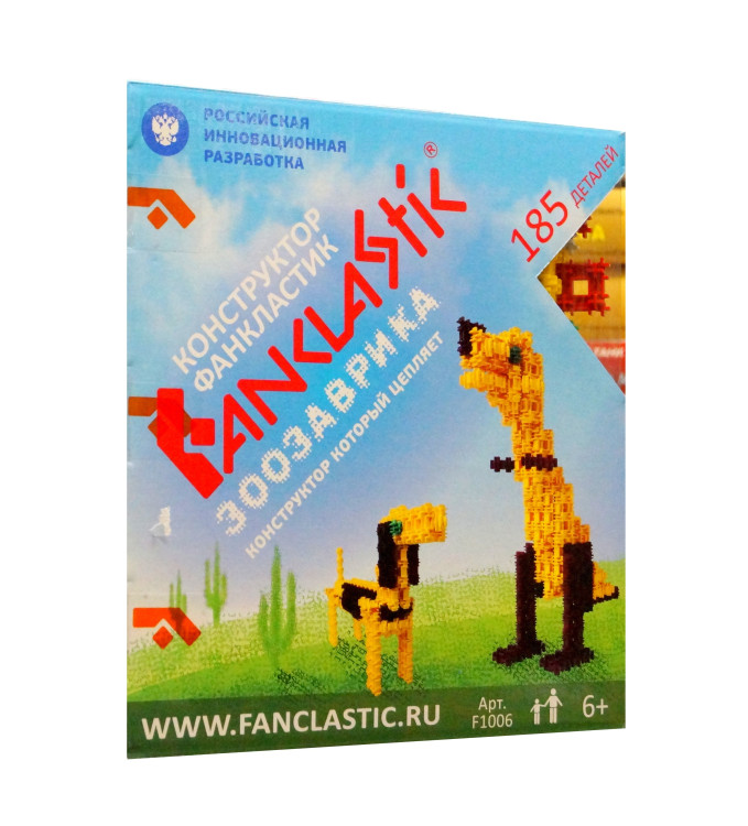 Конструктор Fanclastic. Набор "Животные", кол-во дет. 185 шт.
