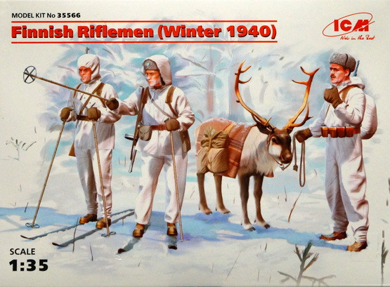 Набор миниатюр "Финские пехотинцы (зима 1939-1940 гг.)"  М 1/35