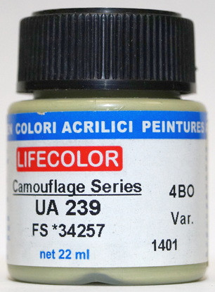 UA239 Lifecolor Краска "Защитный 4БО, светлый" / 4BO Var., FS34257, 22 мл.