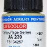 UA239 Lifecolor Краска "Защитный 4БО, светлый" / 4BO Var., FS34257, 22 мл.