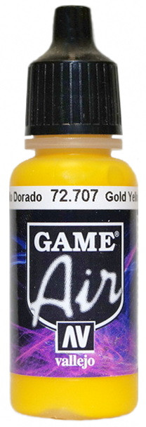 72707 Vallejo Game Air Краска "Золотисто-жёлтый" / Gold Yellow, 17 мл.