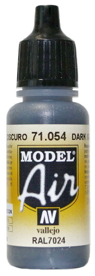 71054 Vallejo Model Air Краска "Серо-голубой темный", RAL7024 / Dark Grey Blue, 17 мл.