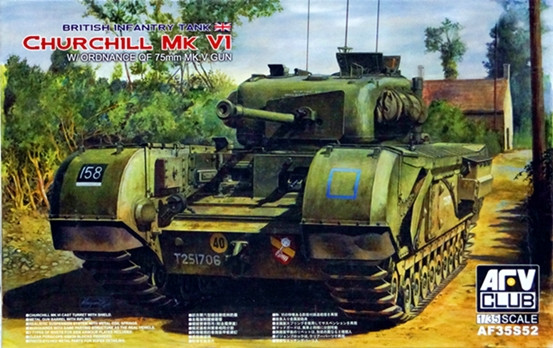 Сборная модель "Британский танк Churhill Mk.VI"  М 1/35