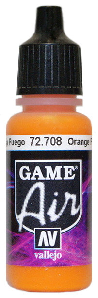 72708 Vallejo Game Air Краска "Огненно-оранжевый" / Orange Fire, 17 мл.