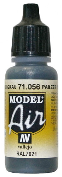 71056 Vallejo Model Air Краска "Немецкий танковый серый", RAL7021 / Panzer Dark Grey, 17 мл.