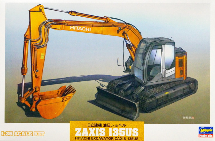 Сборная модель "Экскаватор Hitachi Excavator Zaxis"  М 1/35