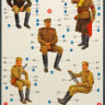 Набор миниатюр "Советский экипаж джипа"  М 1/35