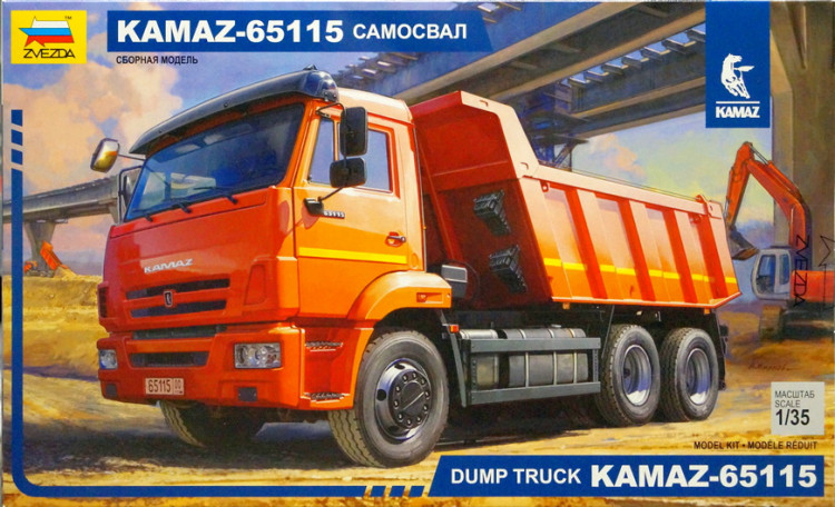 Сборная модель "Самосвал KAMAZ-65115"  М 1/35