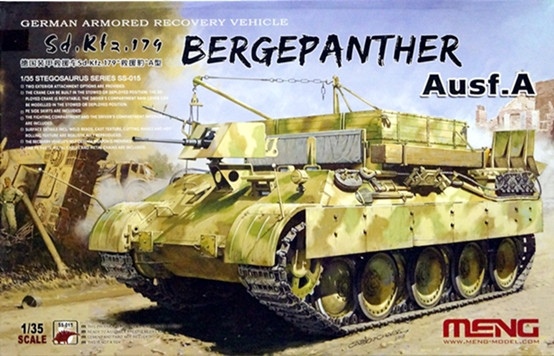 Сборная модель "Немецкий ремонтно-эвакуационный танк Bergepanther Ausf.A"  М 1/35