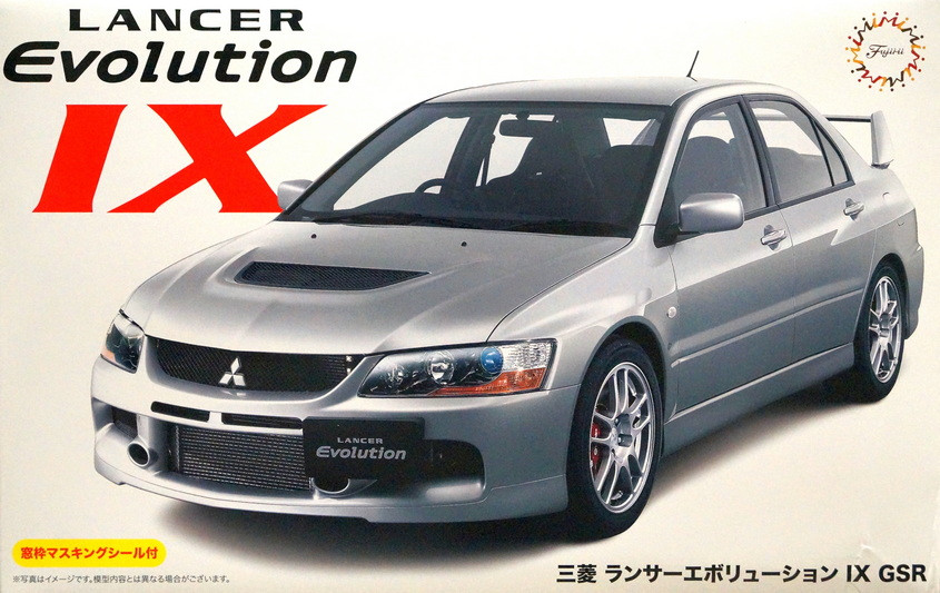 Сборная модель "Автомобиль Mitsubishi Lancer Evolution IX GSR"  М 1/24