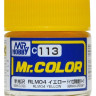 C113 Mr.Hobby Краска эмалевая полуглянцевая "Жёлтый RLM04" / Yellow RLM04, 10 мл.