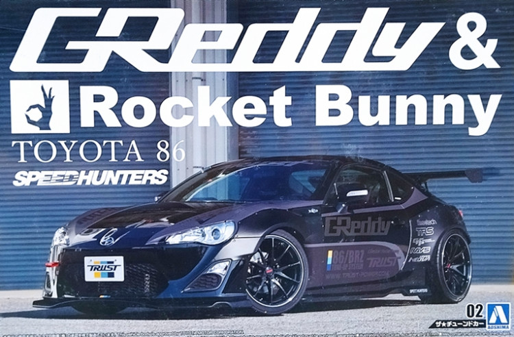 Сборная модель "Автомобиль Toyota 86 Greddy&Rocket Bunny Volk Racing Ver., 2012 г."  М 1/24