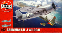 Сборная модель "Истребитель Grumman F4F-4 "Wildcat" + Бонус!,  М 1/72