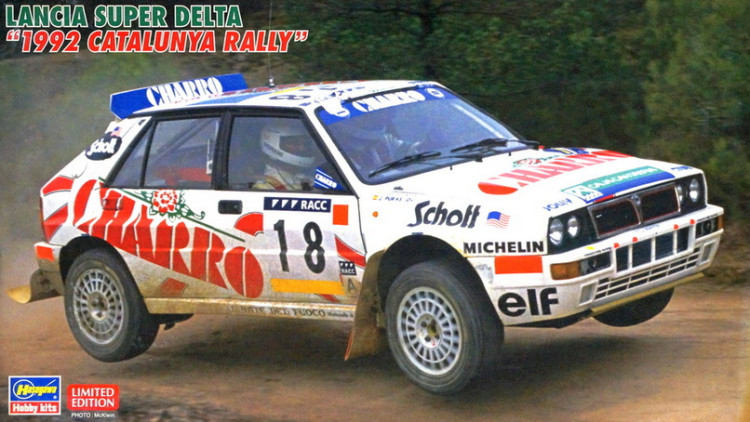Сборная модель "Автомобиль LANCIA SUPER DELTA "1992 CATALUNYA RALLY" (ограничееный выпуск)   М 1/24