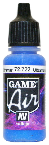 72722 Vallejo Game Air Краска "Ультрамариновый синий" / Ultramarine Blue,17 мл.