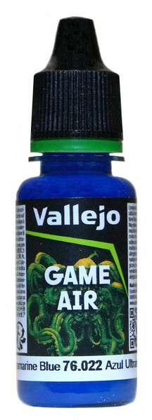 76022 Vallejo Game Air Краска "Ультрамариновый синий" / Ultramarine Blue,17 мл.